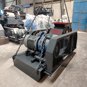 2PCG小型雙齒輥破碎機發貨圖片_發往烏魯木齊_破碎玻璃