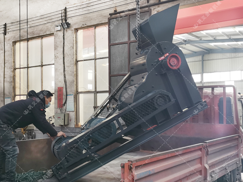小型雙級破碎機發貨圖片_發往安徽黃山_粉碎污泥